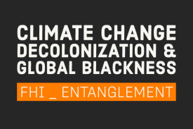 Climate Change, Decolonization &amp;amp;amp; Global Blackness text logo